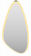 Зеркало Brevita Venus 60 VEN-Var-060-gold с подсветкой Золото матовое с сенсорным выключателем