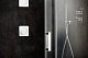 Душевая дверь в нишу Ravak MSD2-100 R Transparent, профиль сатин