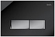 Кнопка смыва IDDIS Uniglass UNG10GBi77 стекло, черная