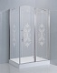 Дверь для душевого уголка Cezares Giubileo 60/60 R, стекло с узором, хром