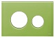 Кнопка смыва TECE Loop Modular зеленая