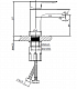 Смеситель для раковины Diretto 0107 Bi