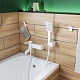 Смеситель IDDIS Slide SLIWT00i02 для ванны с душем, белый