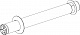 Удлинение дымохода Protherm горизонтальный, 80 мм, 900мм