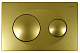 Кнопка смыва Azario, пластик, Золото матовое AZ-8200-0014
