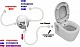 Комплект Унитаз подвесной Bien Ion безободковый, с биде + Система инсталляции для унитазов AlcaPlast Jadromodul AM102/1120 с кнопкой и шумоизоляцией