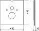 Декоративная панель TECE TECElux 9650102 для крышек-биде Villeroy & Boch ViClean