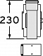 Удлинение дымохода Vaillant 60/100 мм (высота: 0,23 м)