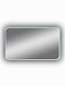 Зеркало Континент Burzhe Led 1200х700 с бесконтактным сенсором, холодная подсветка ЗЛП2530