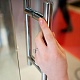 Душевая дверь в нишу GuteWetter Lux Door GK-002A правая 90 см стекло бесцветное, фурнитура хром