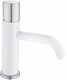 Смеситель Boheme Stick 121-WCR.2 для раковины, white touch chrome