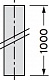 Удлинение дымохода Vaillant 0020025741 80 мм (высота: 1 м)