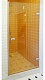 Душевая дверь в нишу GuteWetter Trend Door GK-861 правая 90 см стекло бесцветное Two, фурнитура хром