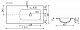 Умывальник накладной прямоугольный Element 1010*457*137мм, чаша справа Ceramica Nova CN7015
