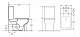 Унитаз напольный Azario FRETTA SQUARE безободковый с бачком и сиденьем микролифт (AZ-1215 + AZ-1216)