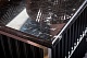 Тумба с раковиной Armadi Art Monaco 100 столешницей из мрамора черная, хром