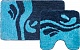 Коврик Dasch La Vita Симона HJ-T1122 голубой, комплект