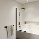 Шторка на ванну RGW SC-09B 06110906-14, 60x150, черный, прозрачное стекло