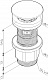 Донный клапан для раковины AM.PM F070M100