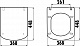 Унитаз подвесной Creavit Elegant EG321 безободковый + коврик
