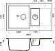 Мойка кухонная Omoikiri Daisen 86-2 черная