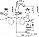 Смеситель Webert Ottocento OT750101010 золото, для раковины