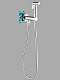 Гигиенический душ с прогрессивным смесителем ALMAes AGATA AL-877-01 С ВНУТРЕННЕЙ ЧАСТЬЮ, хром