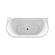 Ванна акриловая Vincea VBT-421-1700, 170х80 цвет белый, слив-перелив в комплекте, хром