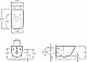 Комплект  Унитаз подвесной Jacob Delafon Escale E1306 + Система инсталляции для унитазов Geberit Duofix Платтенбау 458.125.21.1 4 в 1 с кнопкой смыва