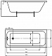 Акриловая ванна Акватек Eco-friendly Мия прямоугольная 120х70