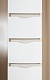 Шкаф-пенал Бриклаер Токио 32 светлая лиственница, белый глянец