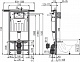 Комплект Унитаз подвесной Duravit Starck 3 45270900A1 комплект + Система инсталляции для унитазов AlcaPlast Jadromodul AM102/1120 с белой кнопкой и шумоизоляцией