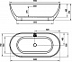 Акриловая ванна Ravak Freedom XC00100020 170x80 отдельностоящая