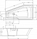 Акриловая ванна Riho Rething Space BR1500500000000 R, 170x90