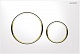 Кнопка смыва Geberit Sigma 20 115.882.KK.1 белая с золотом