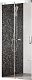 Душевая дверь в нишу Ravak MSD2-100 L Transparent, профиль хром + средство для ванн и защитное средство