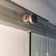 Душевая дверь в нишу Kubele DE019D2-CLN-MT 90 см, профиль матовый хром