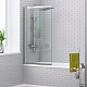 Стеклянная шторка на ванну WasserKRAFT 41S02-100 WasserSchutz