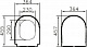 Комплект  Унитаз подвесной VitrA Integra 7040B003-0075 с крышкой + Система инсталляции Prosys Frame + Кнопка смыва Oleas R0121AC белая